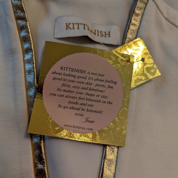 Kittenish/Jessie James Decker White Maxi XLong Dress Size Small BNWT - Picture 7 of 12